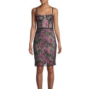 MILLY Sweetheart Bustier Knee Length Dress